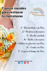 Cómo restaurar mi matrimonio según la biblia