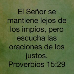 Dios no escucha la oración del impío