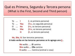 Ejemplos de oraciones en tercera persona del plural