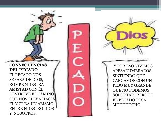 El pecado que nos aleja de dios 》 - La Luz de la Religión