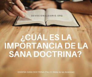 La sana doctrina bíblica y su importancia