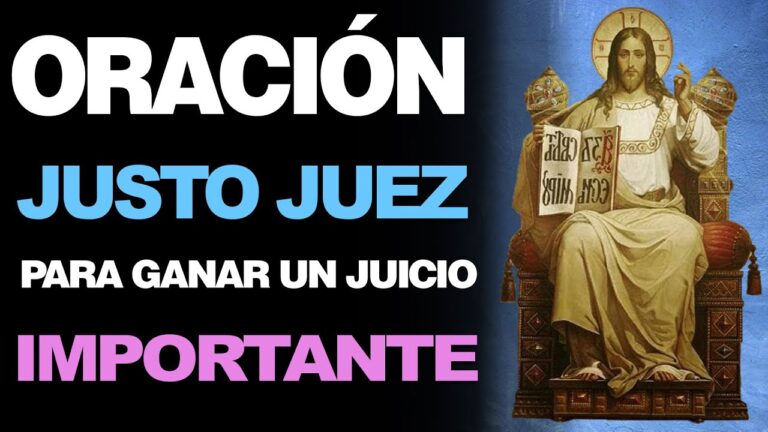 Oración a justo juez para ganar un juicio 》 - La Luz de la Religión
