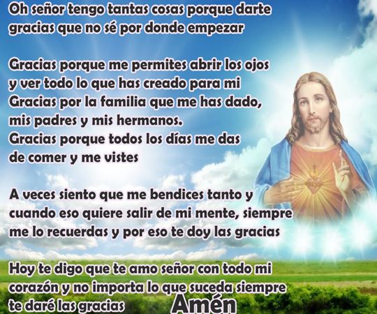Oración de agradecimiento por el año que termina 》 - La Luz de la Religión