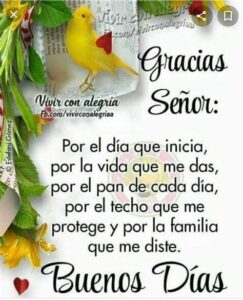 Oración de buenos días para la familia