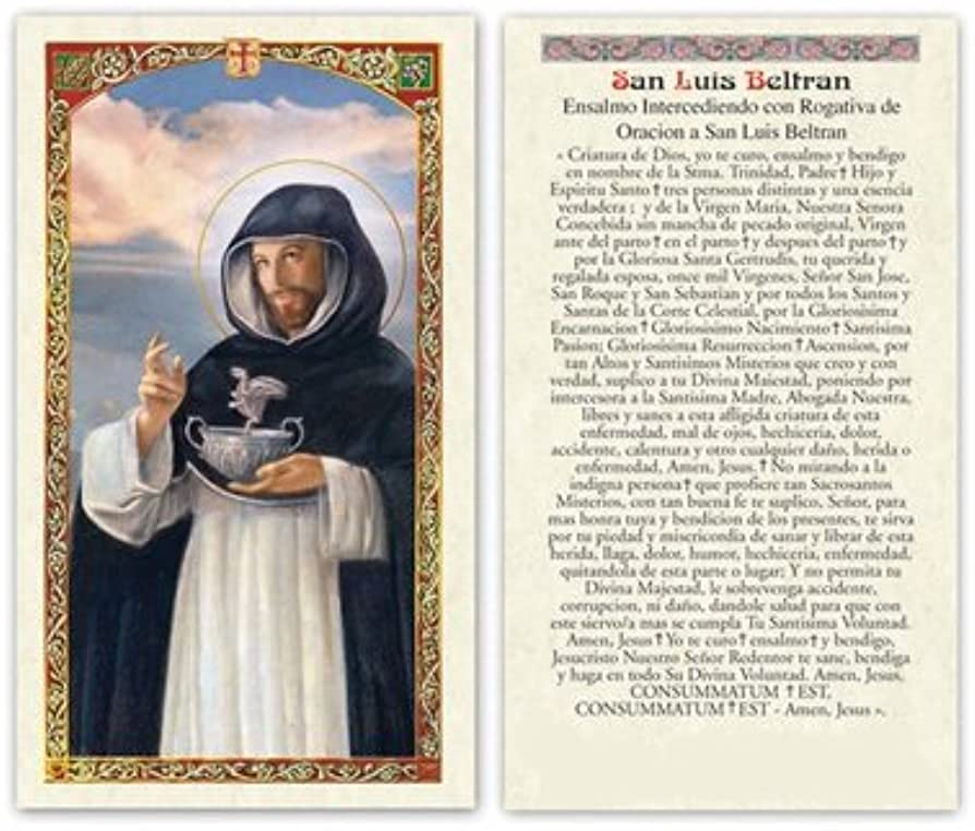Oracion De San Luis Beltran Para Mal De Ojo