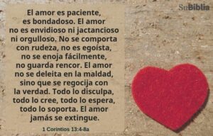 Qué dice la biblia sobre el amor imposible