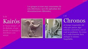 Qué es el tiempo cronos y kairos