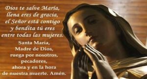 Que quiere decir Dios te salve Maria