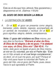Qué es el gozo según la biblia
