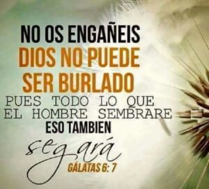 Qué significa que dios no puede ser burlado