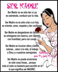 Reflexión acerca del día de las madres